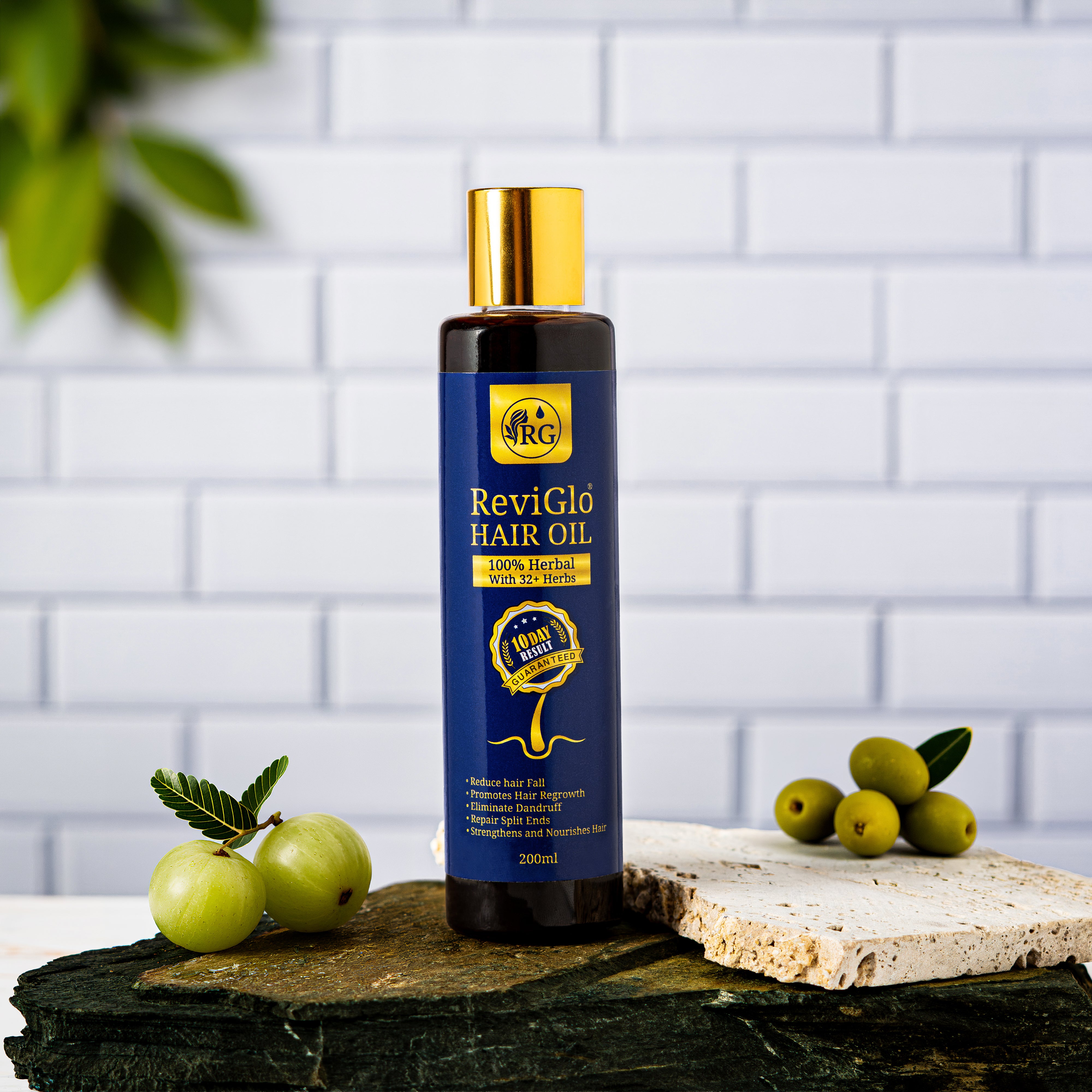 Pack of 2 ReviGlo Herbal Hair Oil – 200ml